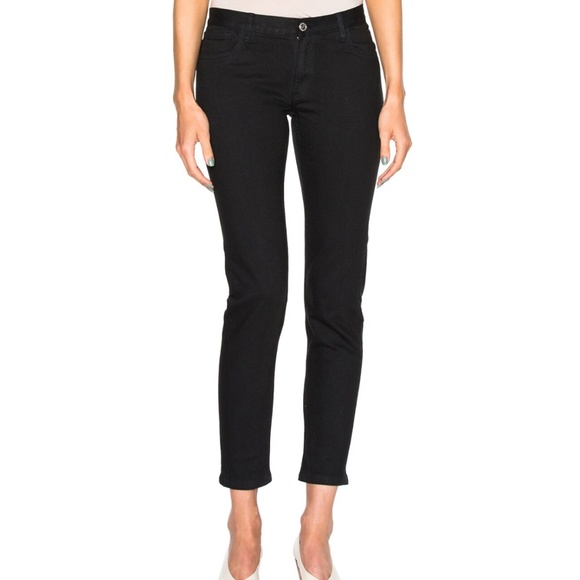 A.P.C. Etroit Court Jean, Low-rise Black Jean - Picture 1 of 5
